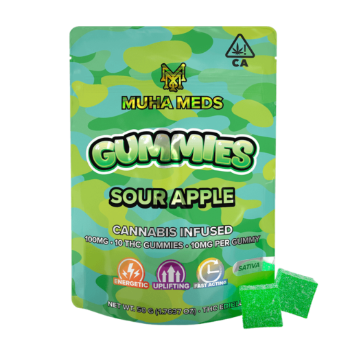 Muha Meds Sour Apple Gummies