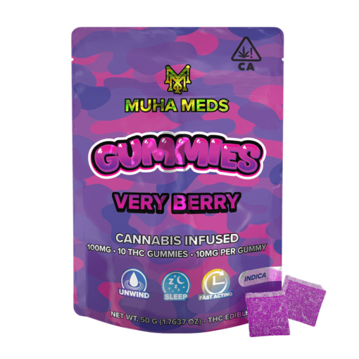 Muha Meds Very Berry Gummies