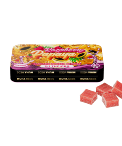 Muha Meds Raspberry Papaya Gummies