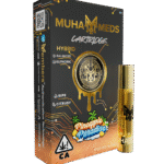 muha meds pineapple paradise cart 1g hybrid vape cartridge with pineapple and citrus flavor