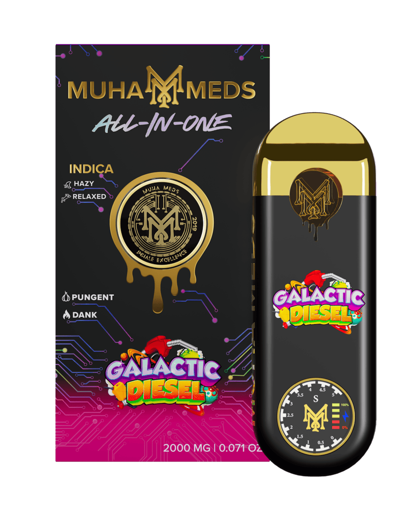 Muha Meds bulk disposables 2g all in one device with retail box