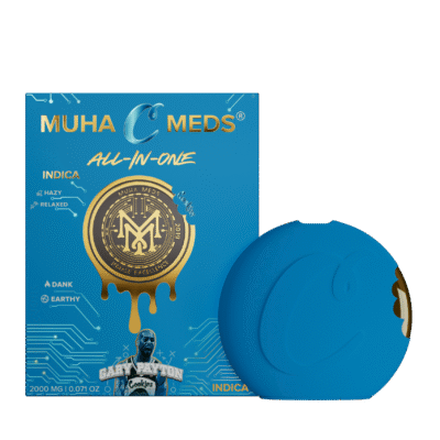Muha meds gary payton disposable 2g vape pen all-in-one Indica from Cookies with berry and earthy flavors