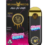 muha meds bubblegum burst disposable indica vape pen 1g sweet bubblegum berry flavor