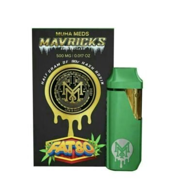 Muha meds fatso disposable vape pen 0.5g indica for Kush fans