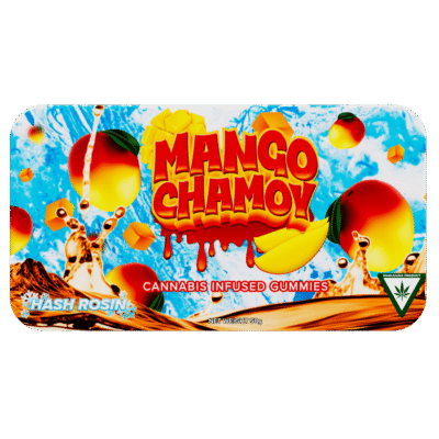 muha meds mango chamoy gummies pack hybrid mango flavor 100mg 10ct edibles