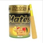 Muha meds mango peach rings infused pre roll hybrid 5pk 3g fruity THC pre-rolls
