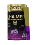 Muha meds purple punch infused pre roll indica 5 pack with grape and berry flavors 3g net weight